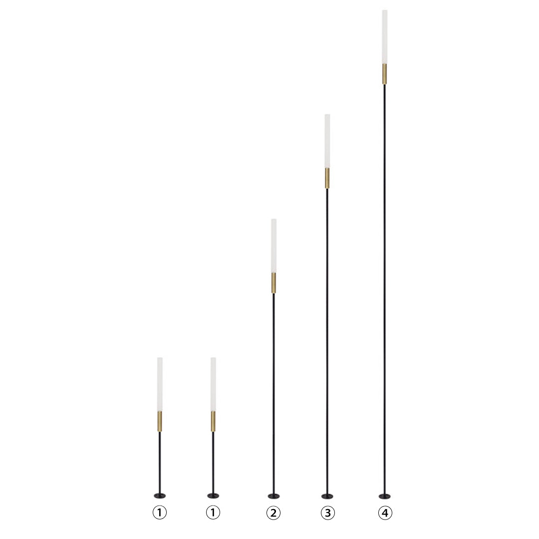 Reed-Shaped Landscape Spike Light — Aluminum, 12W LED, 3000K Warm White, IP65, 4/5/7/11/12-Pack