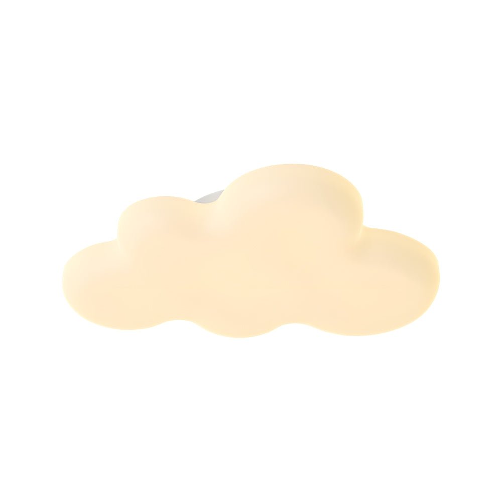 modern led ceiling lights with cute cartoon clouds and 3 step dimming in milky white