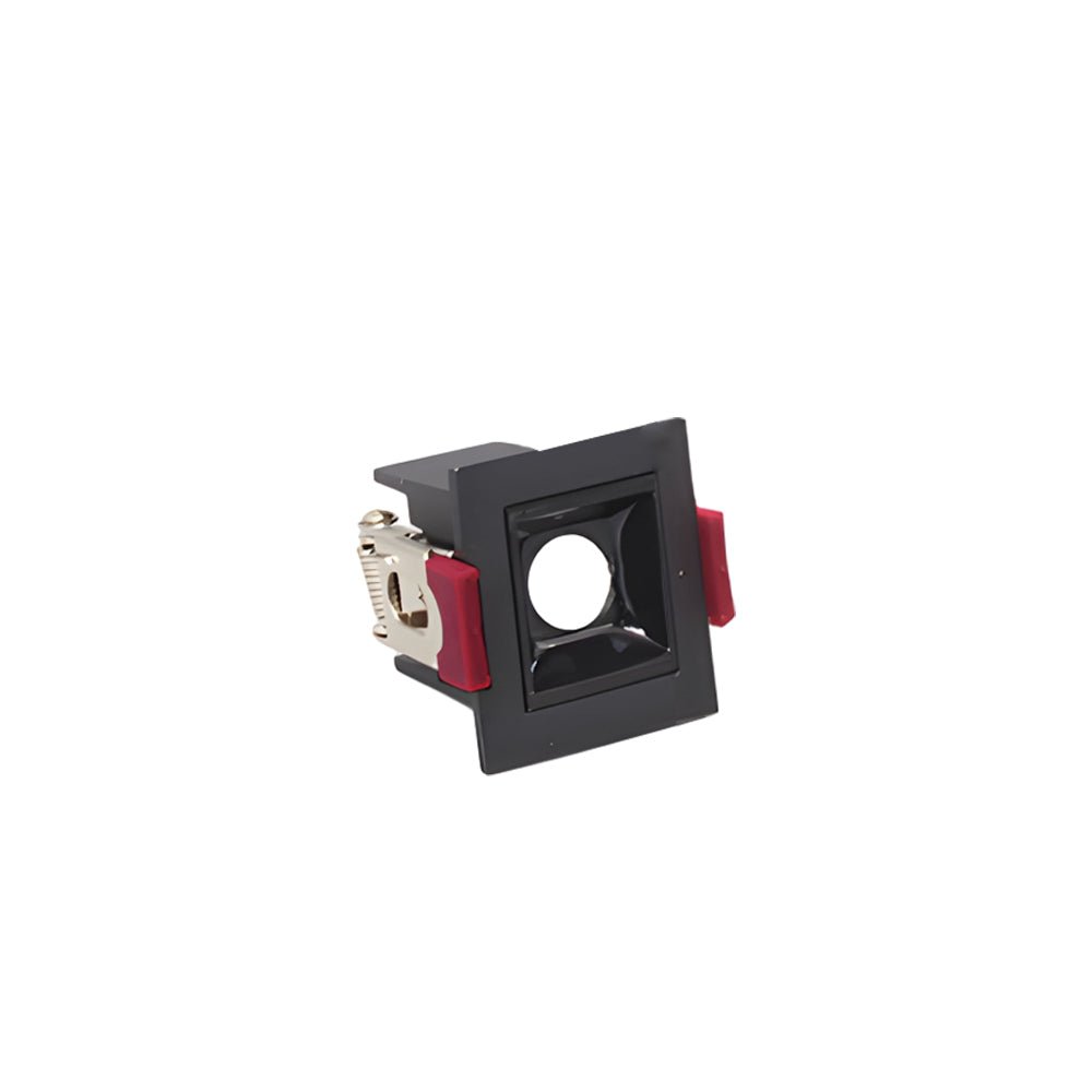 Linear Recessed Ceiling Downlight — Slim-Frame Matte Black or White, 1/2/5/10/15-Light, Anti-Glare LED
