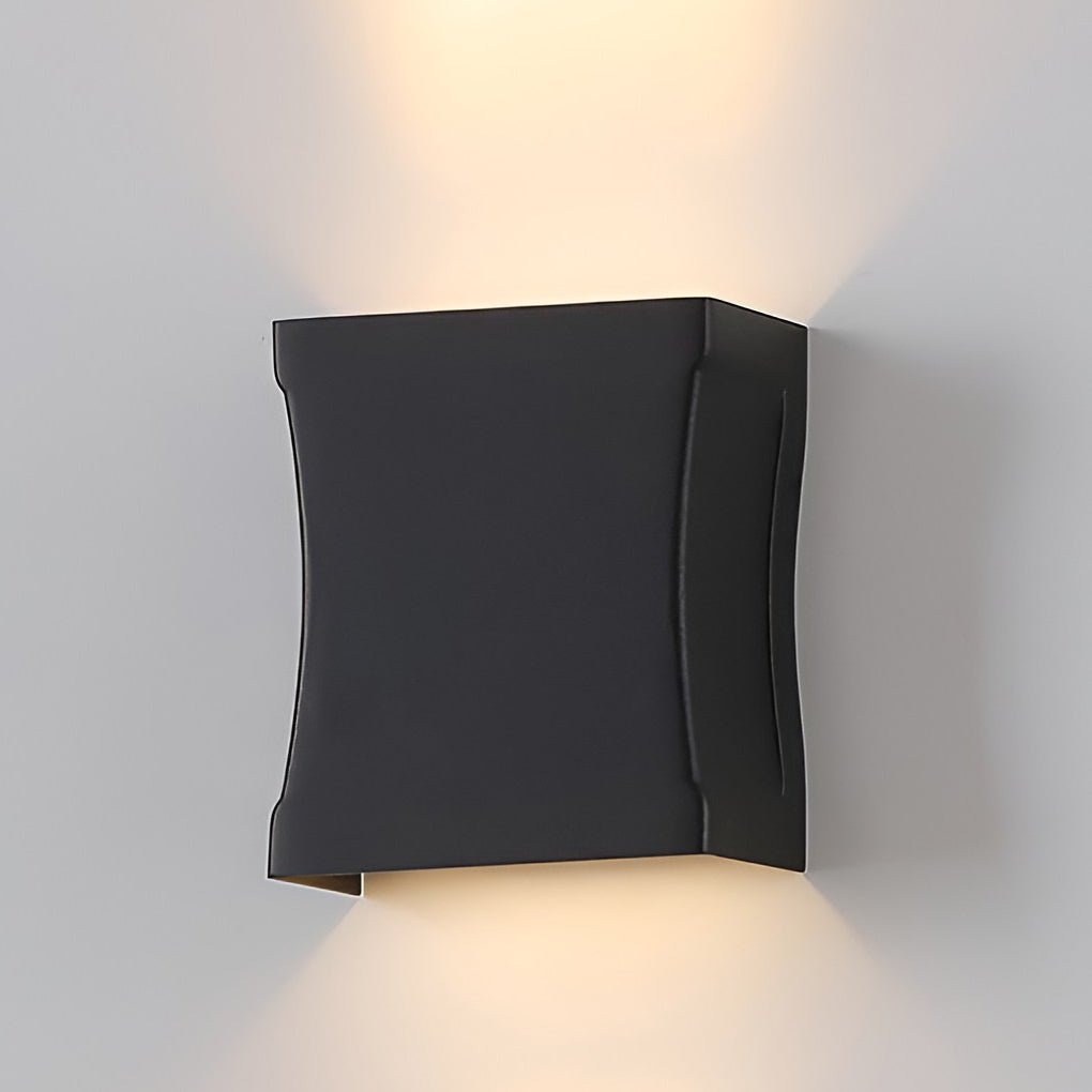 modern led up and down outdoor wall sconce stylish wall lighting