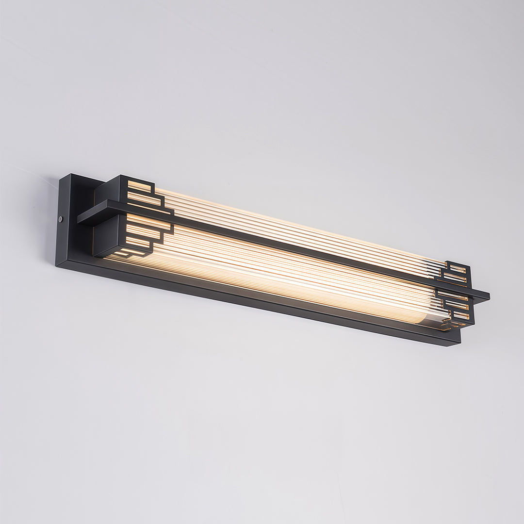 Linear Outdoor Wall Sconce — Stainless Steel, LED, IP54, 19" / 24" / 35"