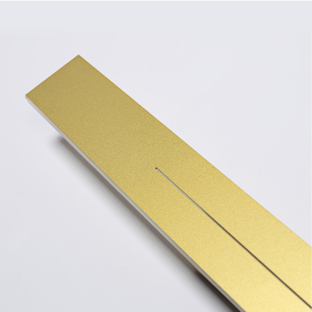 modern led wall sconces with long linear design and three step dimming