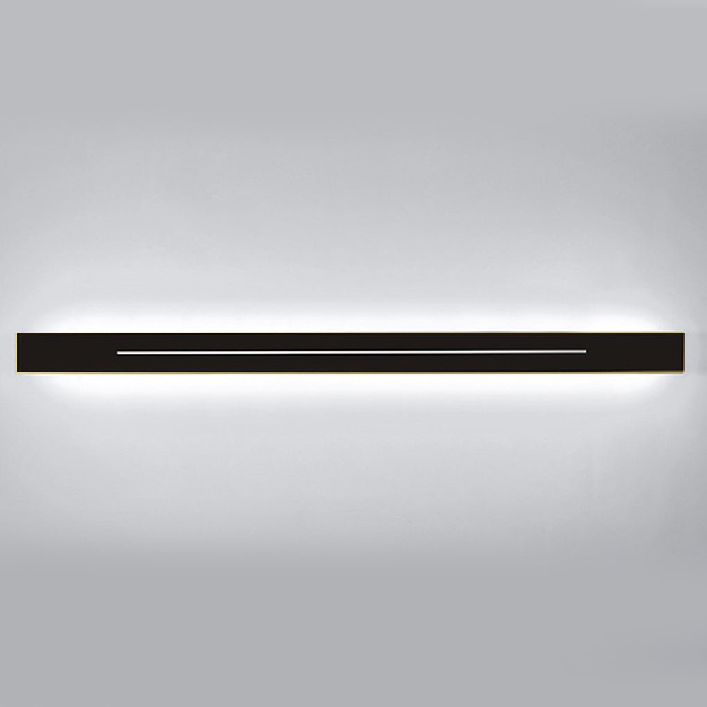 modern led wall sconces with long linear design and three step dimming