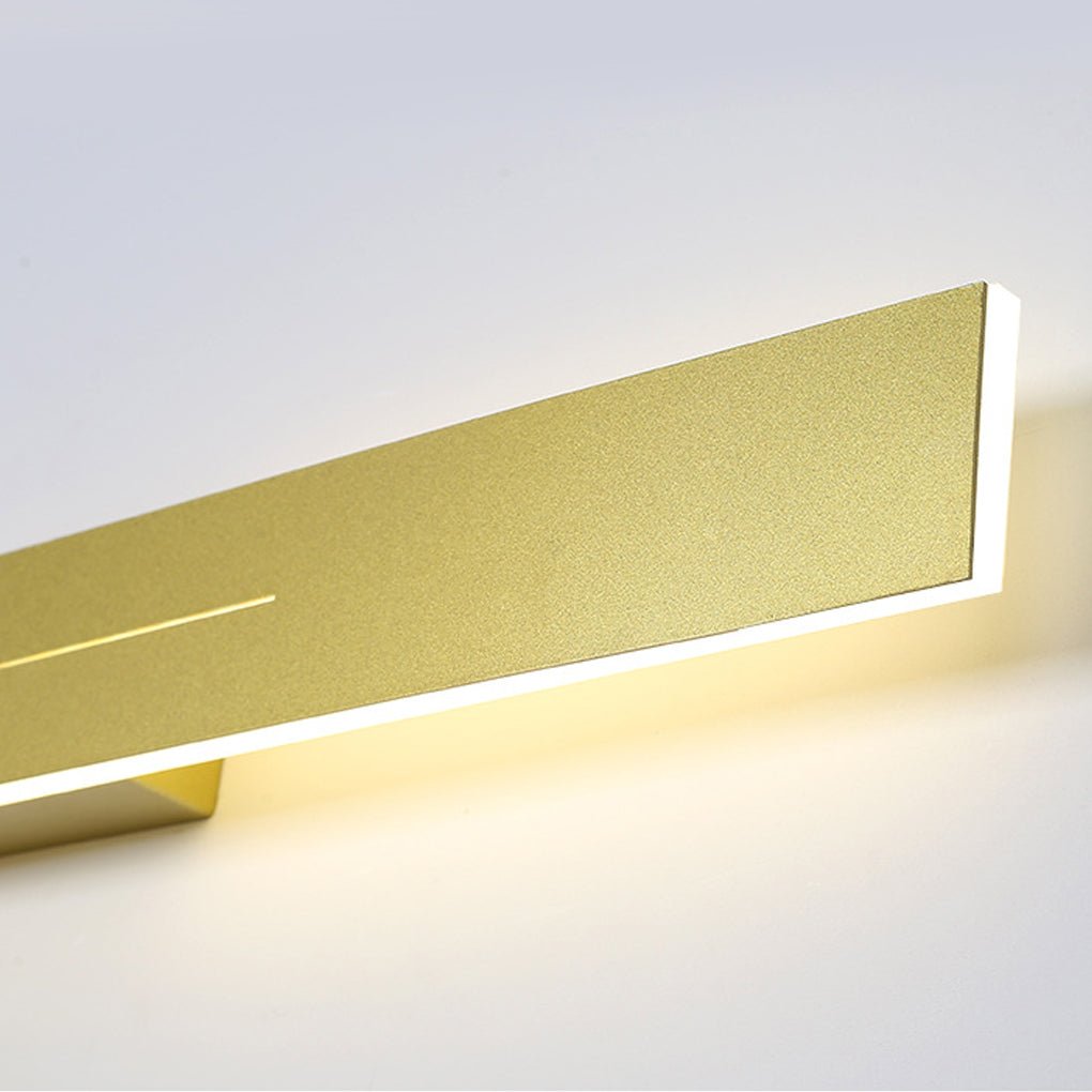 modern led wall sconces with long linear design and three step dimming