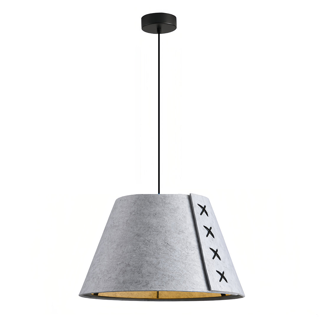 Acoustic PET Felt Bowl Pendant — Modern, E27, 13"–21" in 6 Colors, Sound-Absorbing