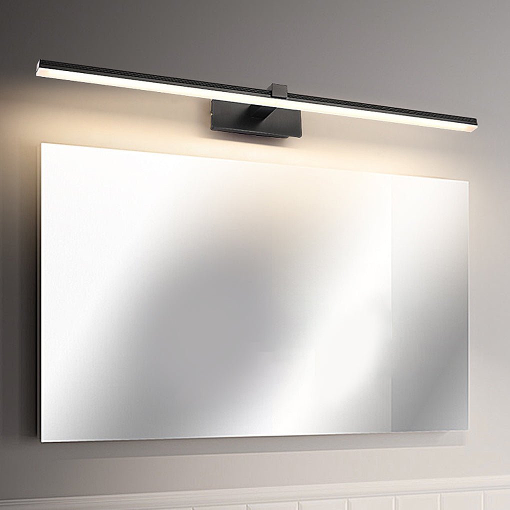 modern linear bathroom vanity light bar with led mirror illumination available in 24 31 and 35 sizes