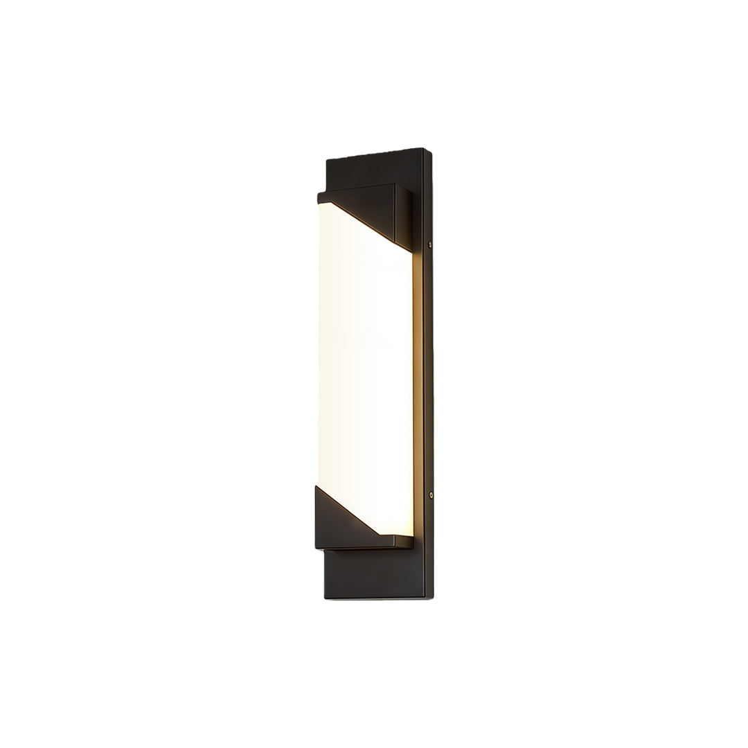 Modern Minimalist Linear Outdoor Wall Light — Stainless Steel, PMMA Shade, Integrated LED, IP54, 6 Size Options