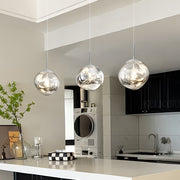 modern luxury hanging ceiling lights simple lava acrylic ball art