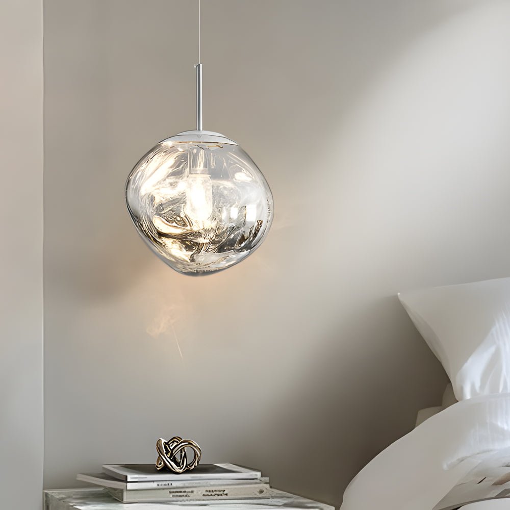 modern luxury hanging ceiling lights simple lava acrylic ball art