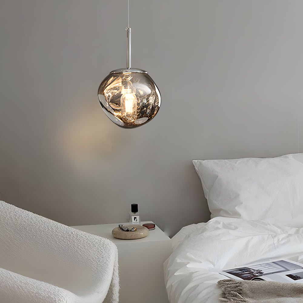 modern luxury hanging ceiling lights simple lava acrylic ball art