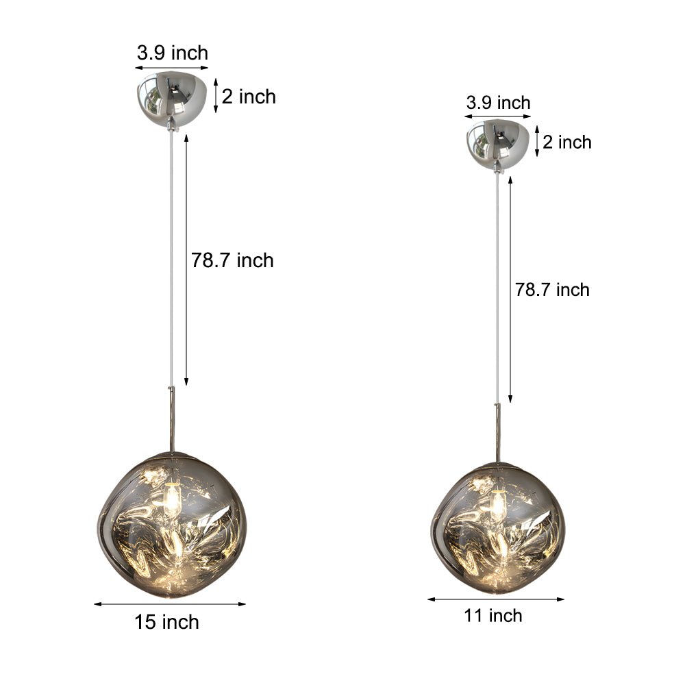 modern luxury hanging ceiling lights simple lava acrylic ball art