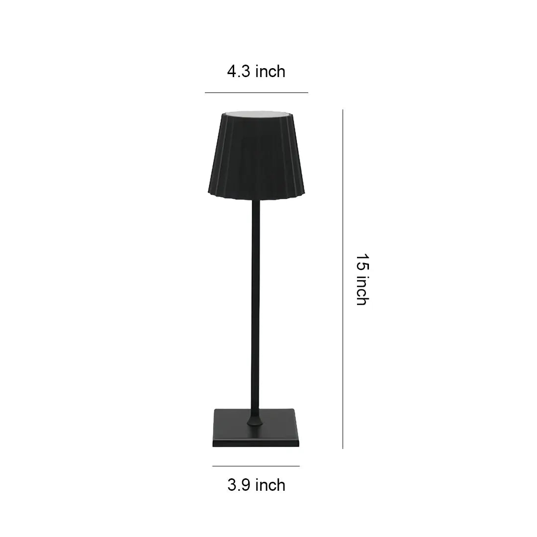 Rechargeable Touch-Controlled Cordless Buffet Lamp - Modern Metal Table Lamp Luxe