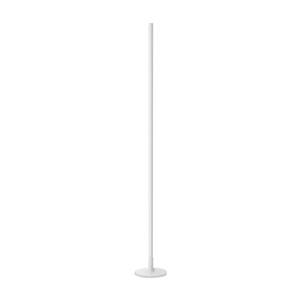 Modern Minimalist Black and White LED Floor Lamp with Three-Step Dimming Accent Luxe