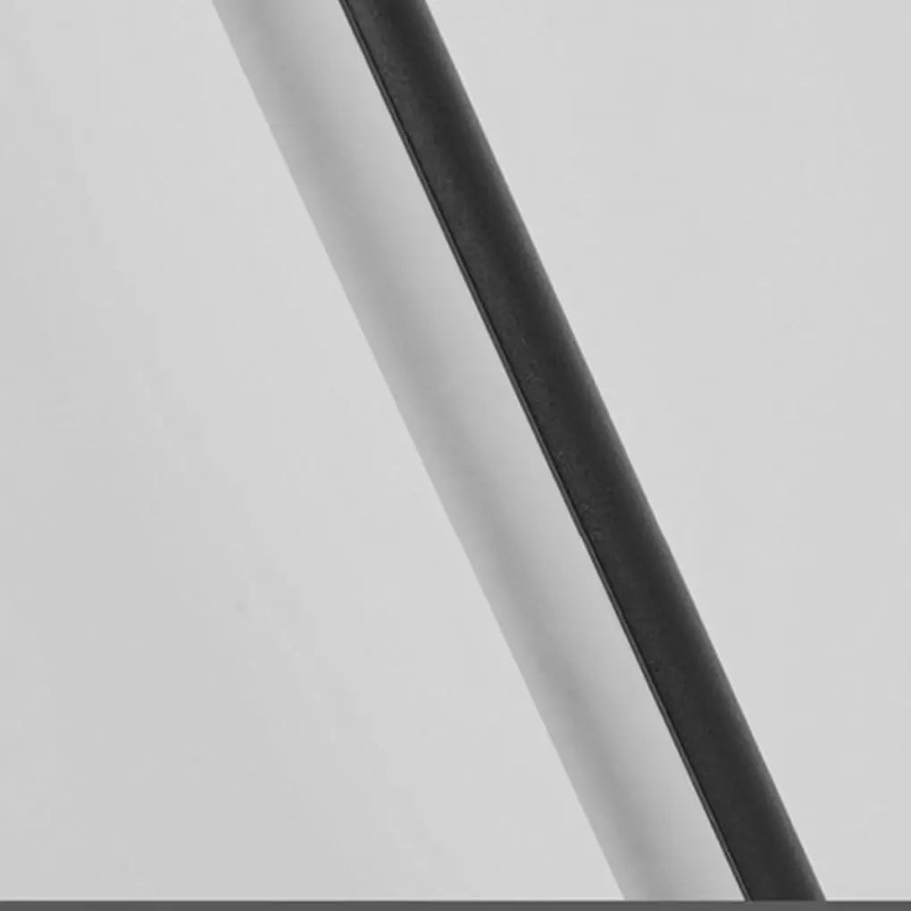 Modern Minimalist Black and White LED Floor Lamp with Three-Step Dimming Accent Luxe