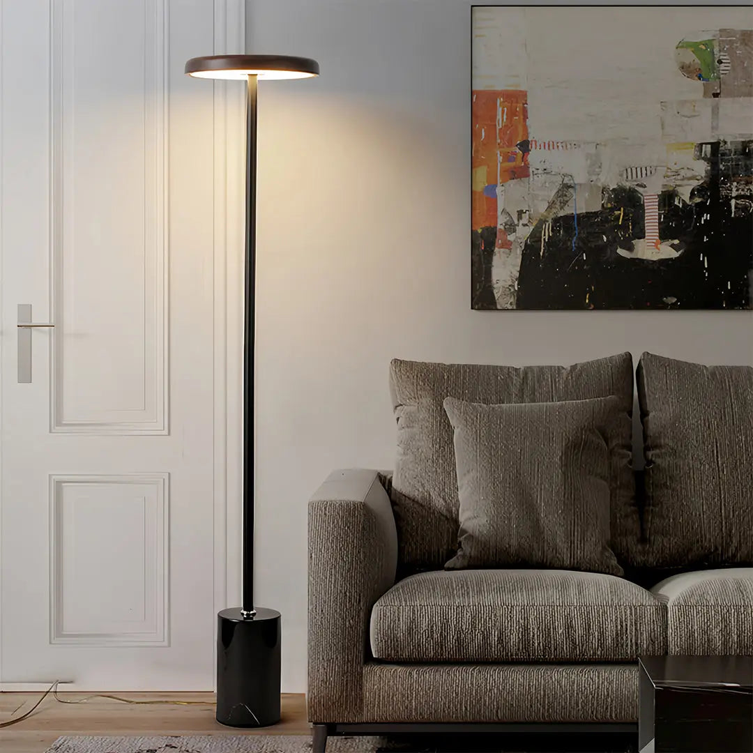 Modern Dimmable LED Minimalist Standing Uplight Floor Lamp Luxe