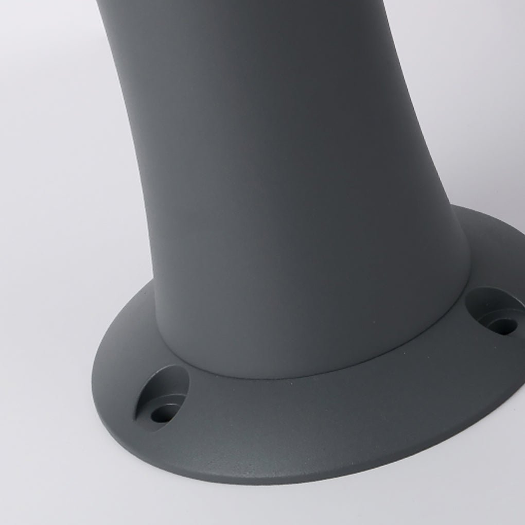 Minimalist Outdoor Bollard Light — Aluminum and Acrylic, E27, IP54, 21" or 30" Height