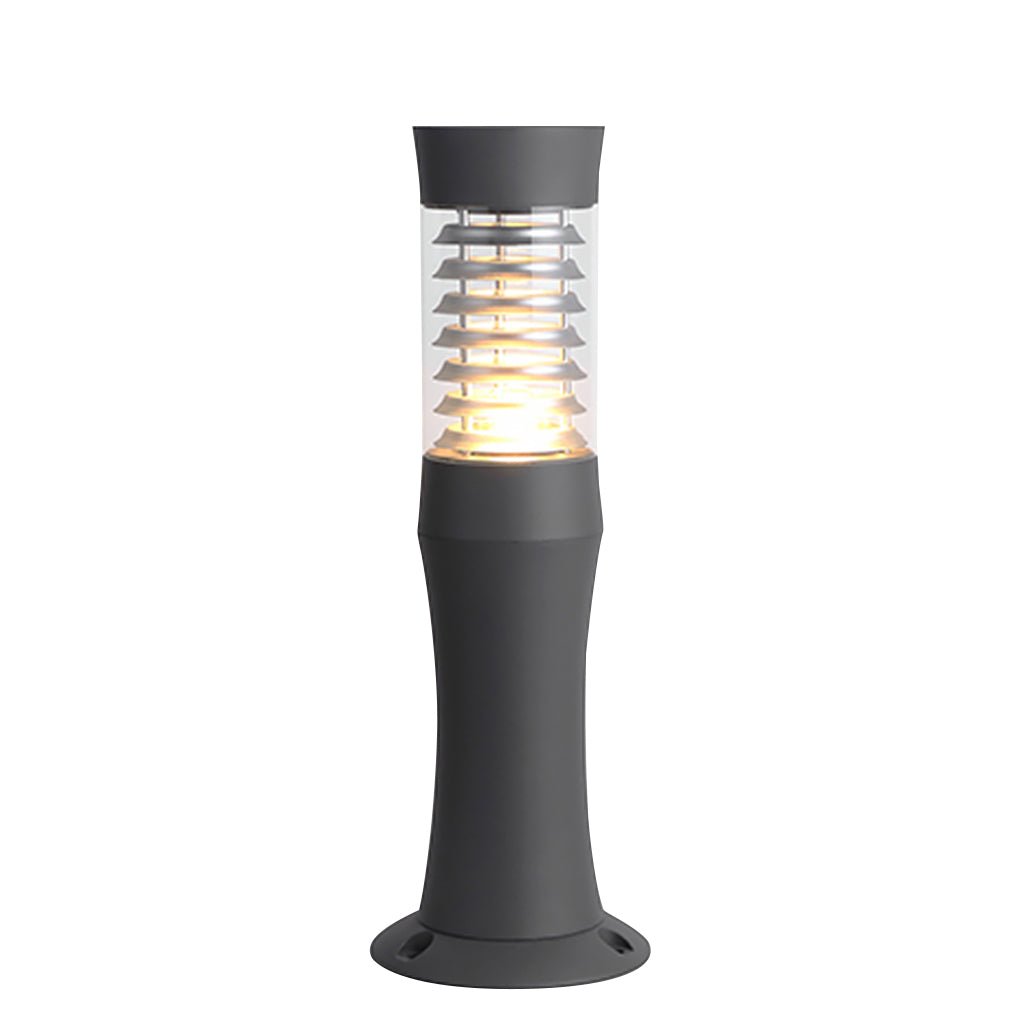 Minimalist Outdoor Bollard Light — Aluminum and Acrylic, E27, IP54, 21" or 30" Height