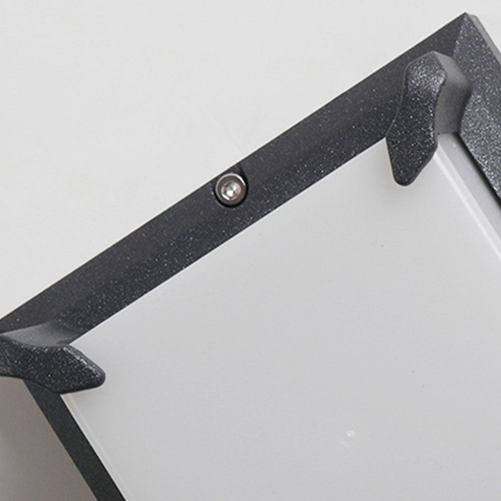 Contemporary Outdoor Wall Sconce — Black Die-Cast Aluminum, LED 5W, IP54 Weatherproof
