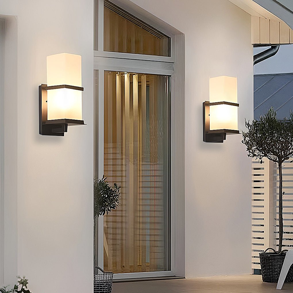 modern minimalist waterproof led wall sconces for outdoor use stylish wall lamps