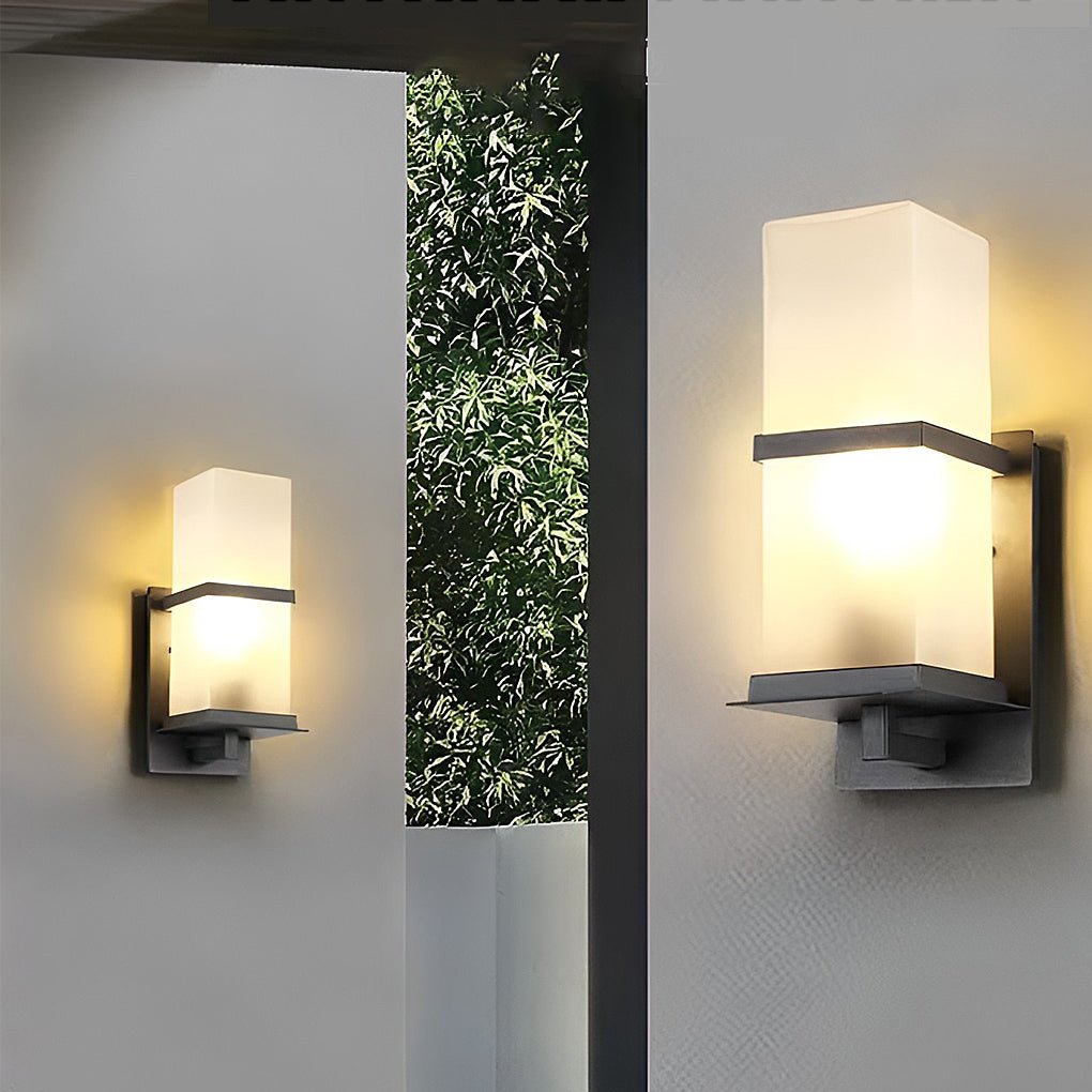 modern minimalist waterproof led wall sconces for outdoor use stylish wall lamps