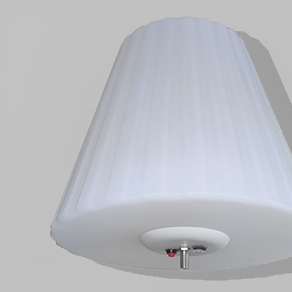 Modern Conical Lantern Outdoor Floor Lamp — Iron, LED, Solar / USB, RGB + Warm White, IP65, 59.84" H
