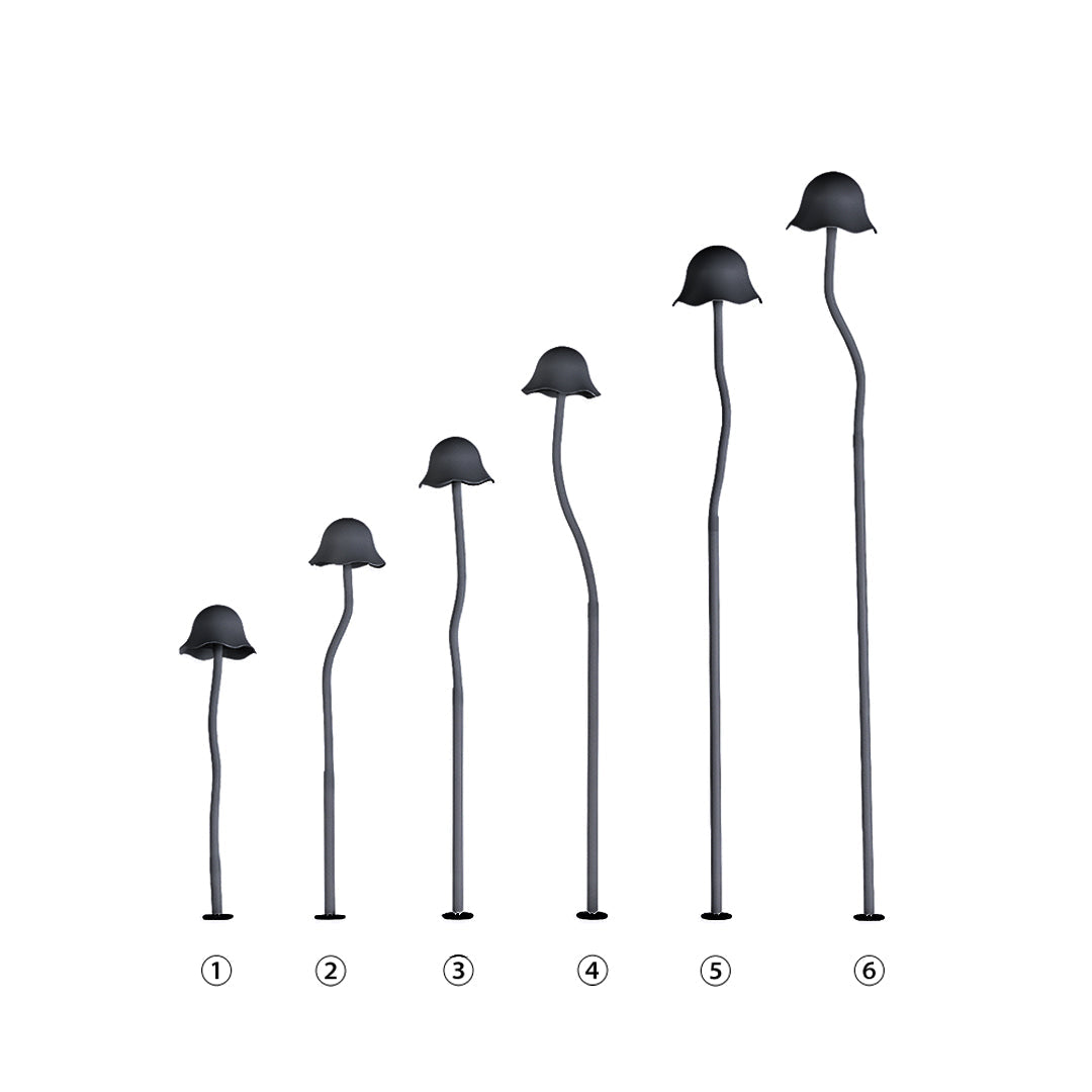 Modern LED Pathway Landscape Lights — Aluminum & Acrylic, IP65 Waterproof, 3000K Warm White, 3-Piece 24W / 6-Piece 36W