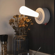 Modern Portable USB Night Light for Bedside Use with Toggle Switch and Warm Glow Luxe