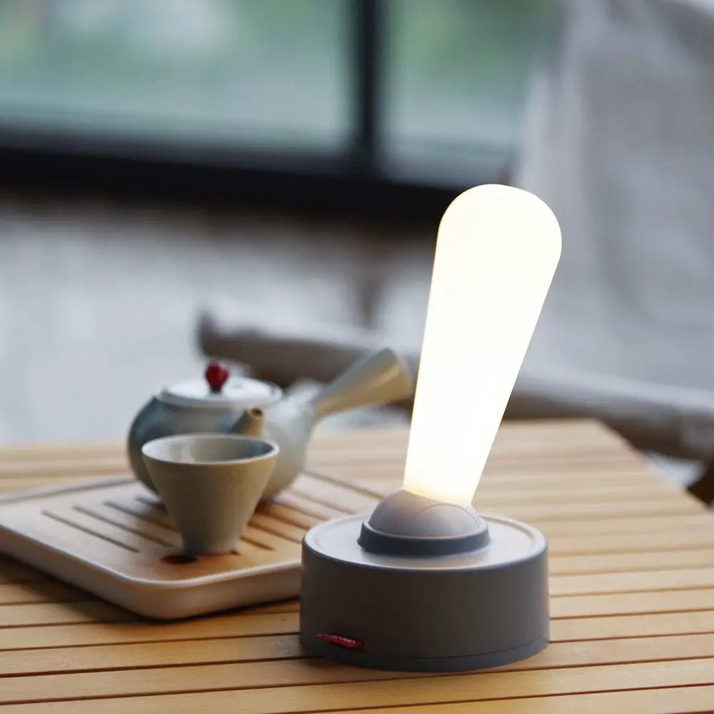 Modern Portable USB Night Light for Bedside Use with Toggle Switch and Warm Glow Luxe