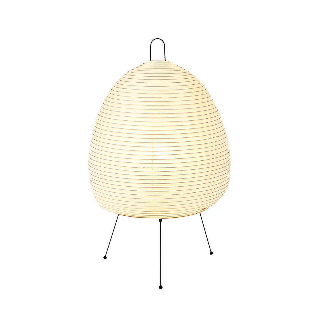 Minimalist Wabi-Sabi Design Rice Paper Table Lamps Luxe