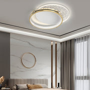 modern round acrylic led ceiling light fixture with three step dimming