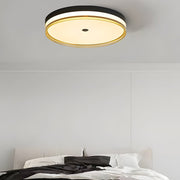 Round Acrylic LED Flush-Mount Ceiling Light — Iron & Aluminum, 3-Step Dimming, 96W/120W, 15.7" or 19.7"