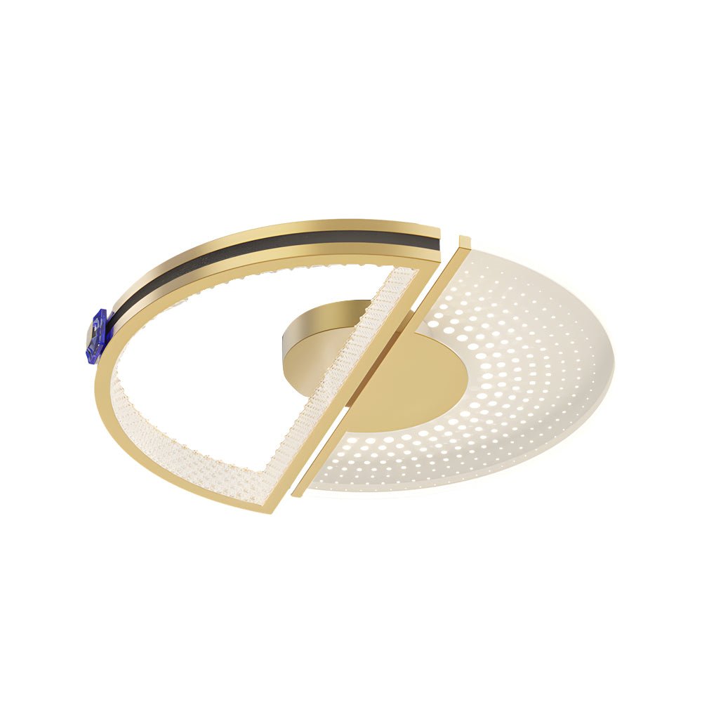modern round led ceiling light fixture with three step dimming personalized design