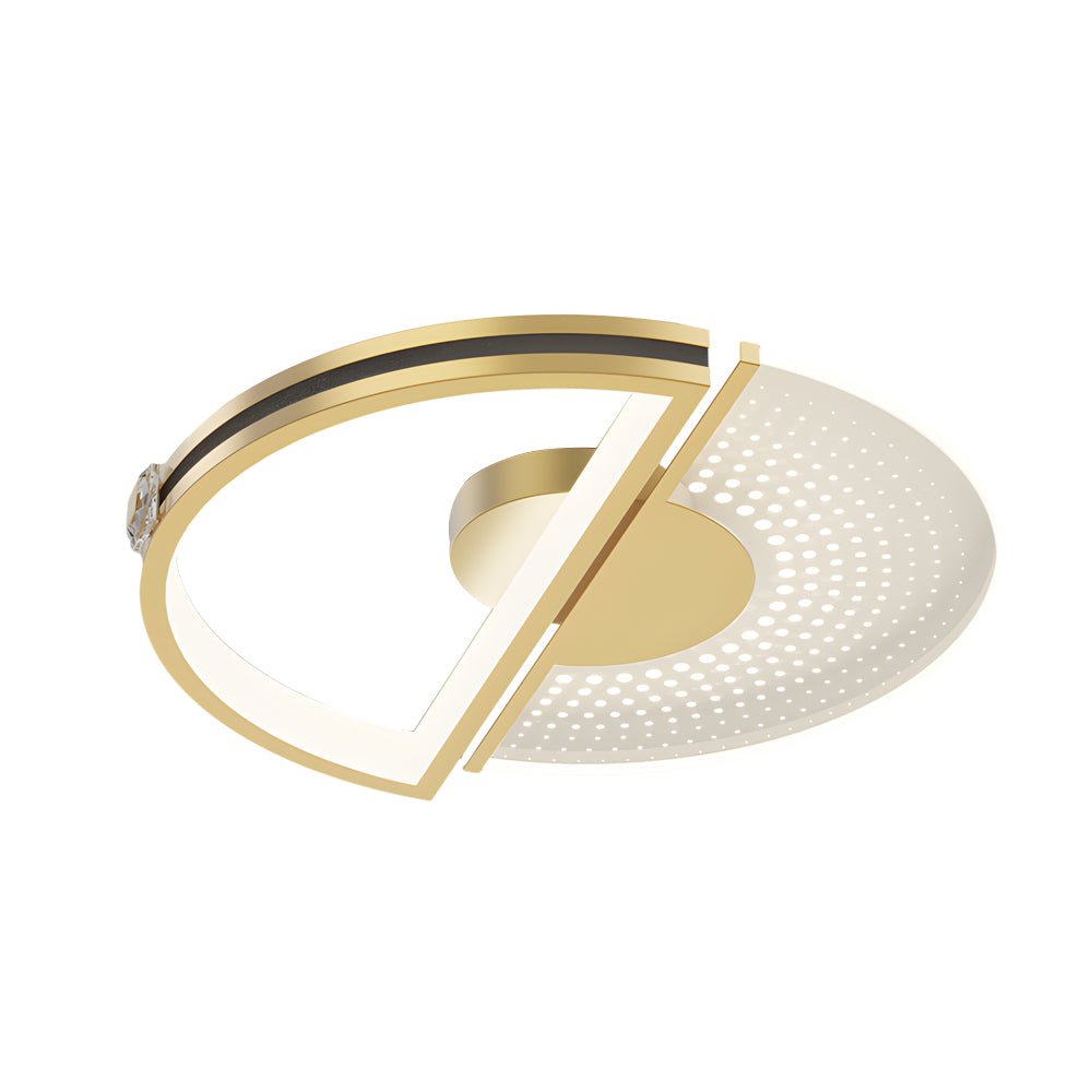 modern round led ceiling light fixture with three step dimming personalized design