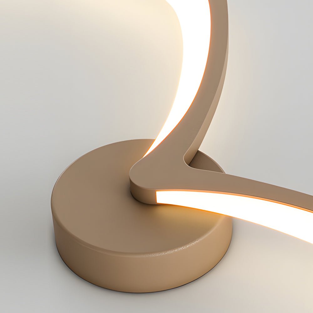 Seagull Wing LED Wall Sconce — Iron and Acrylic, Warm White, Matte White or Matte Brown, 19.7" / 31.5"