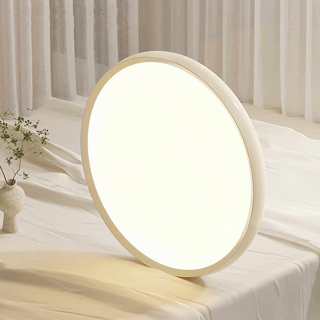 Twisted-Line LED Semi-Flush Mount — Aluminum & Iron, Acrylic Shade, Dimmable 3000K–6000K, 11.8"–23.6"
