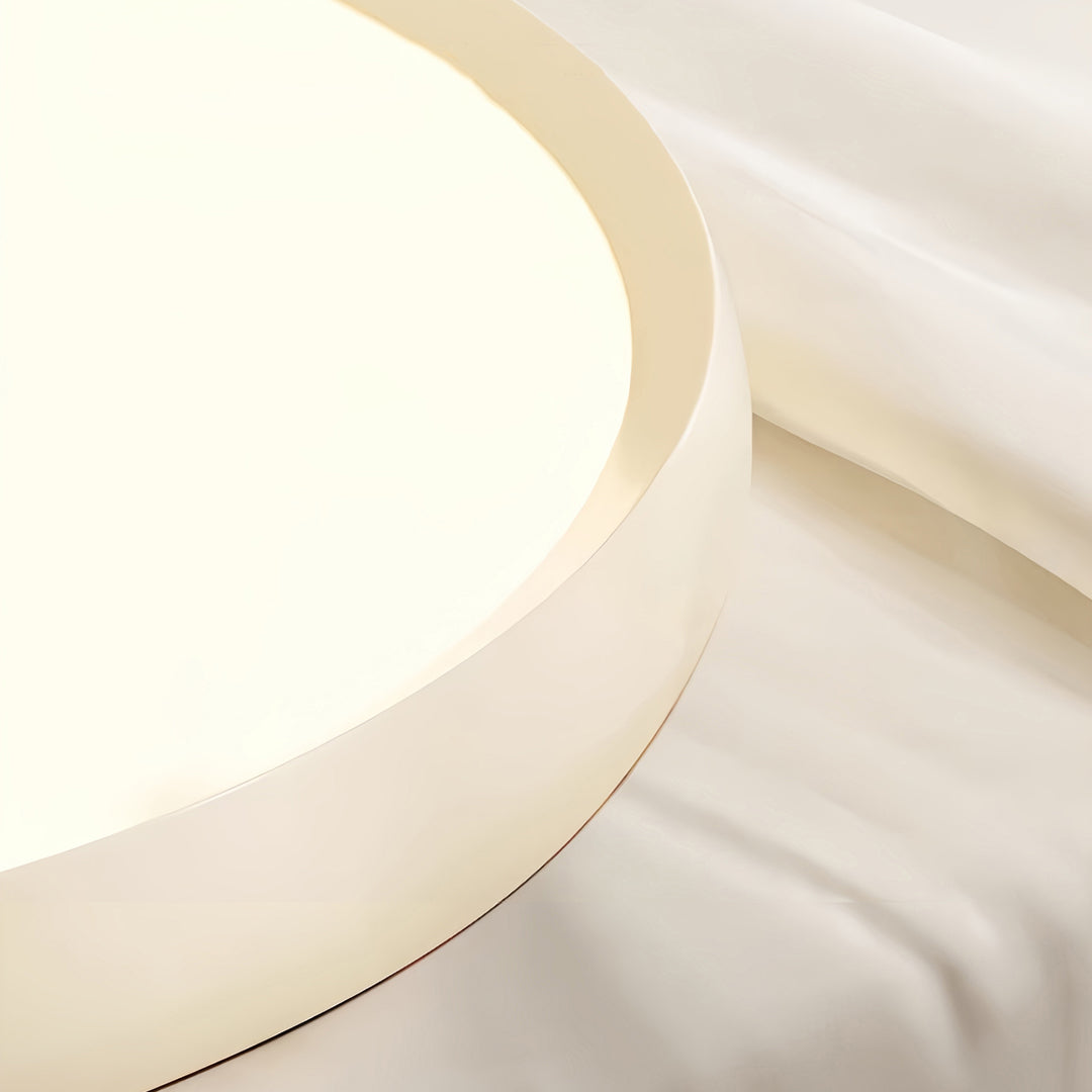 Twisted-Line LED Semi-Flush Mount — Aluminum & Iron, Acrylic Shade, Dimmable 3000K–6000K, 11.8"–23.6"