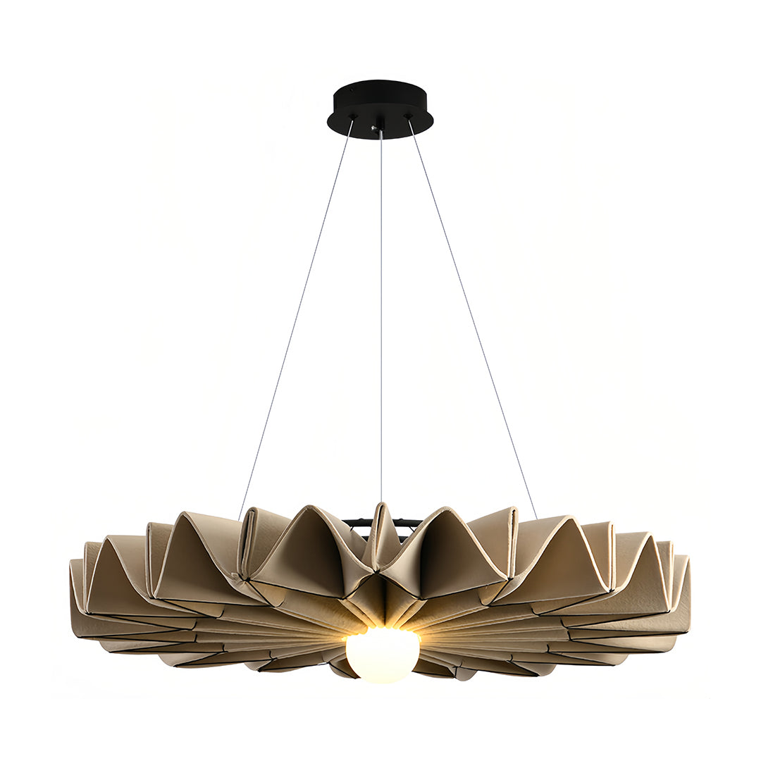 Large-Diameter PET Felt Pendant — Minimalist, Sound-Absorbing, E27, 24"–40" Sizes