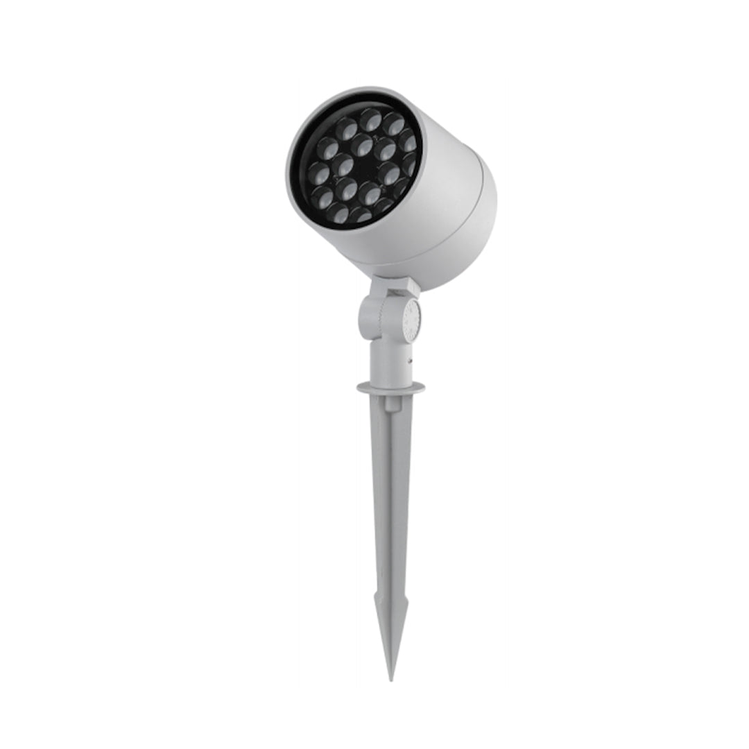 LED Landscape Ground Spotlight — Die-Cast Aluminum, 3000K, IP65, DC24V, 6W–24W