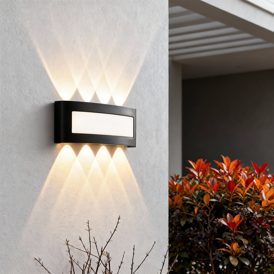 European-Style Waterproof Up and Down Wall Lights for Outdoor Use