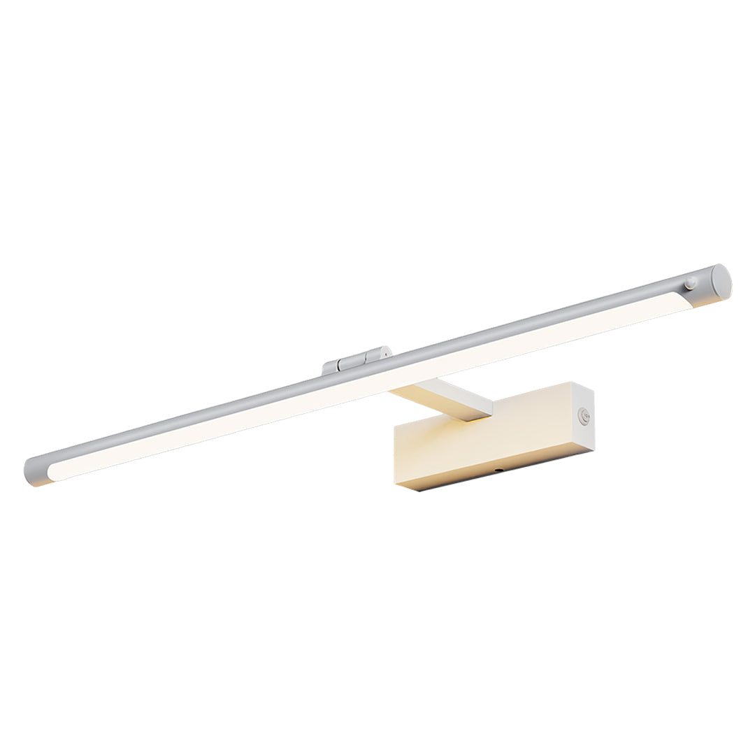 Minimalist Linear Vanity Light Bar — Iron and Acrylic, LED 4000K, Motion Sensor, 3-Mode, 16" / 24" / 32"