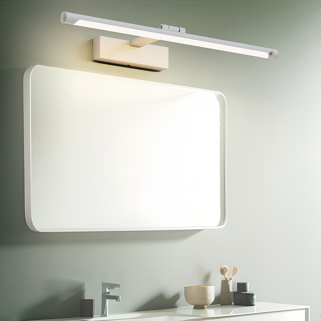 Minimalist Linear Vanity Light Bar — Iron and Acrylic, LED 4000K, Motion Sensor, 3-Mode, 16" / 24" / 32"