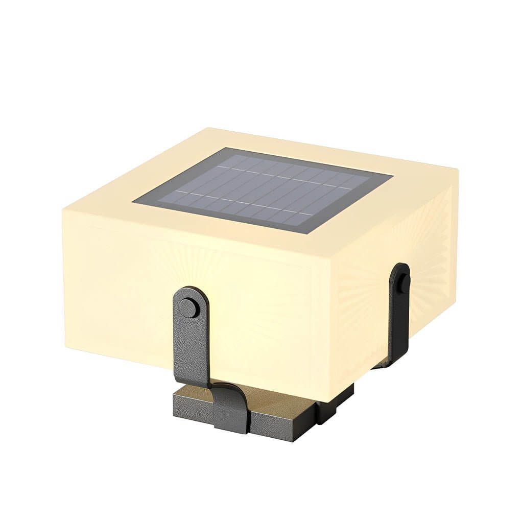 modern waterproof led square pillar lights for outdoor use