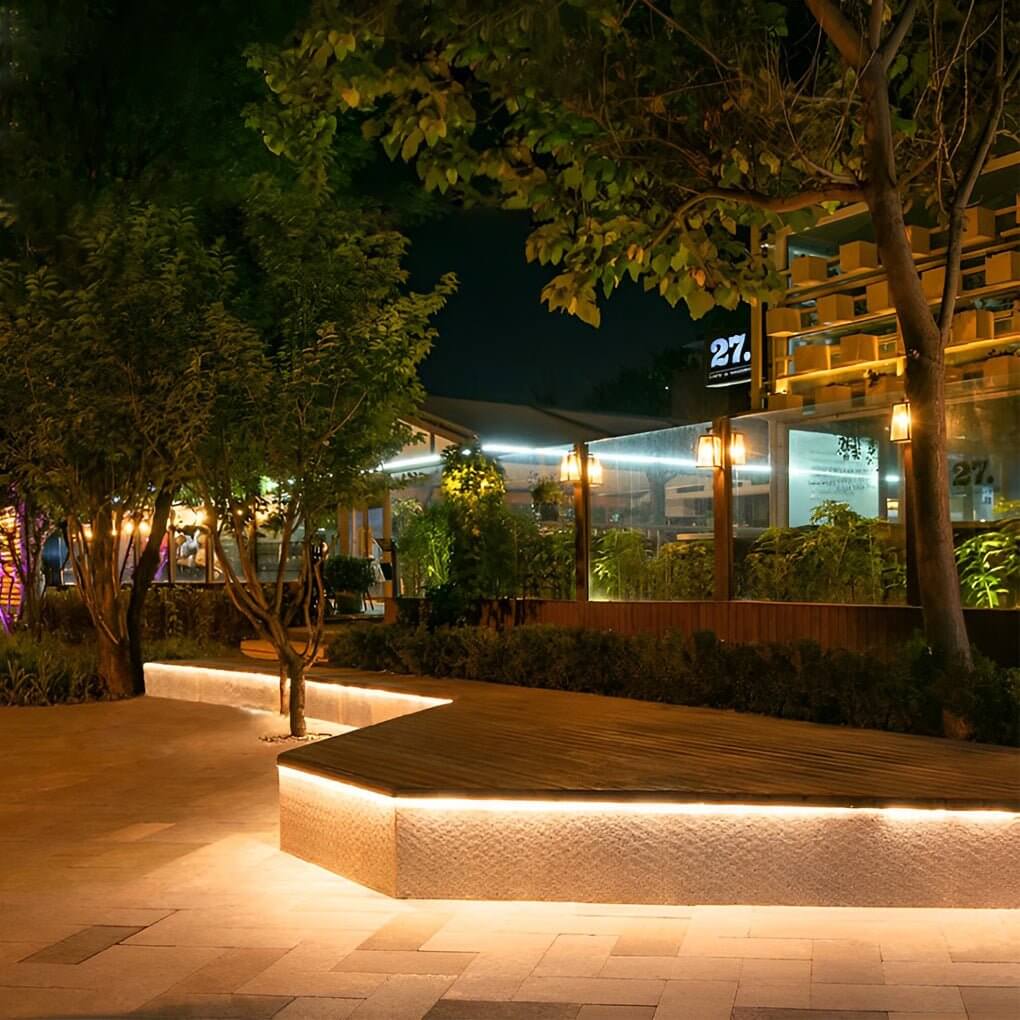 modern waterproof led strip lights 078 wide flexible step lights