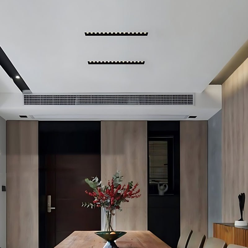 Contemporary Anti-Glare LED Recessed Spotlight — White Aluminum, 1- to 15-Light Configurations