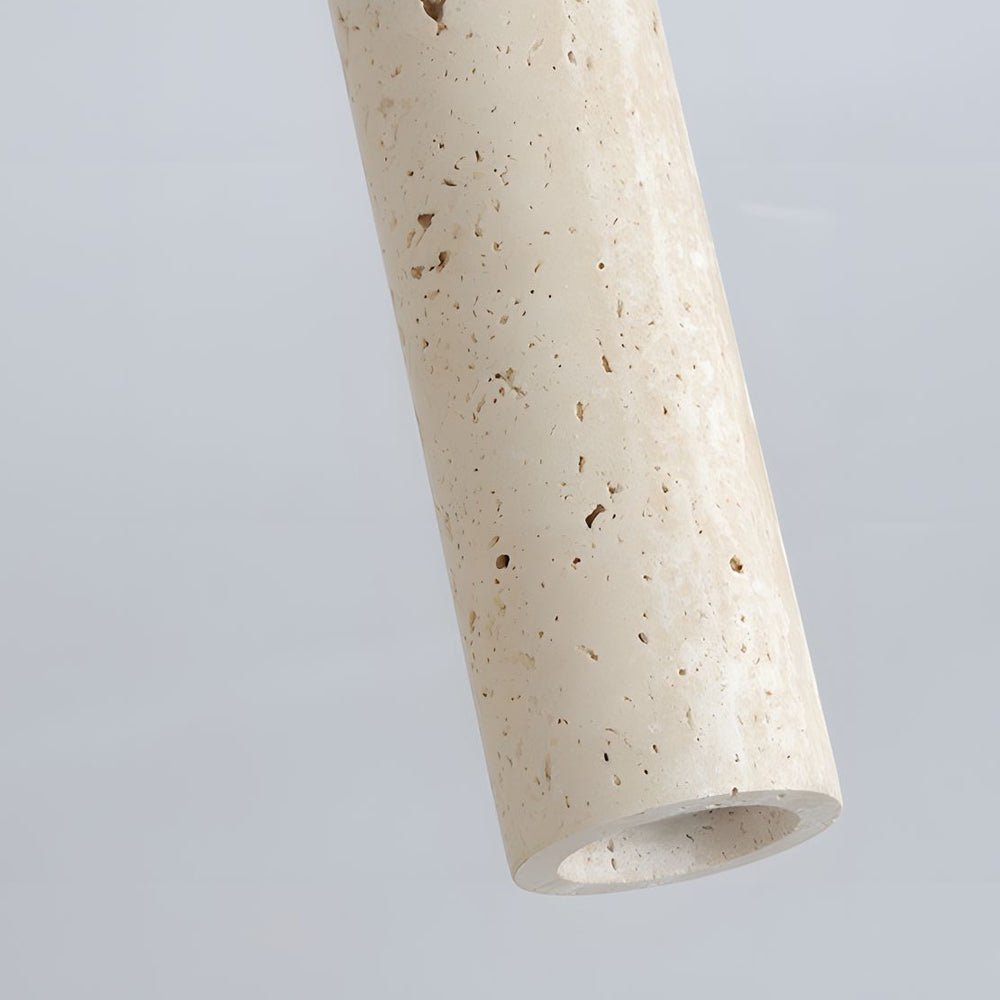 modern yellow travertine long tube ceiling lamp 1 light fixture for hallway and entrance