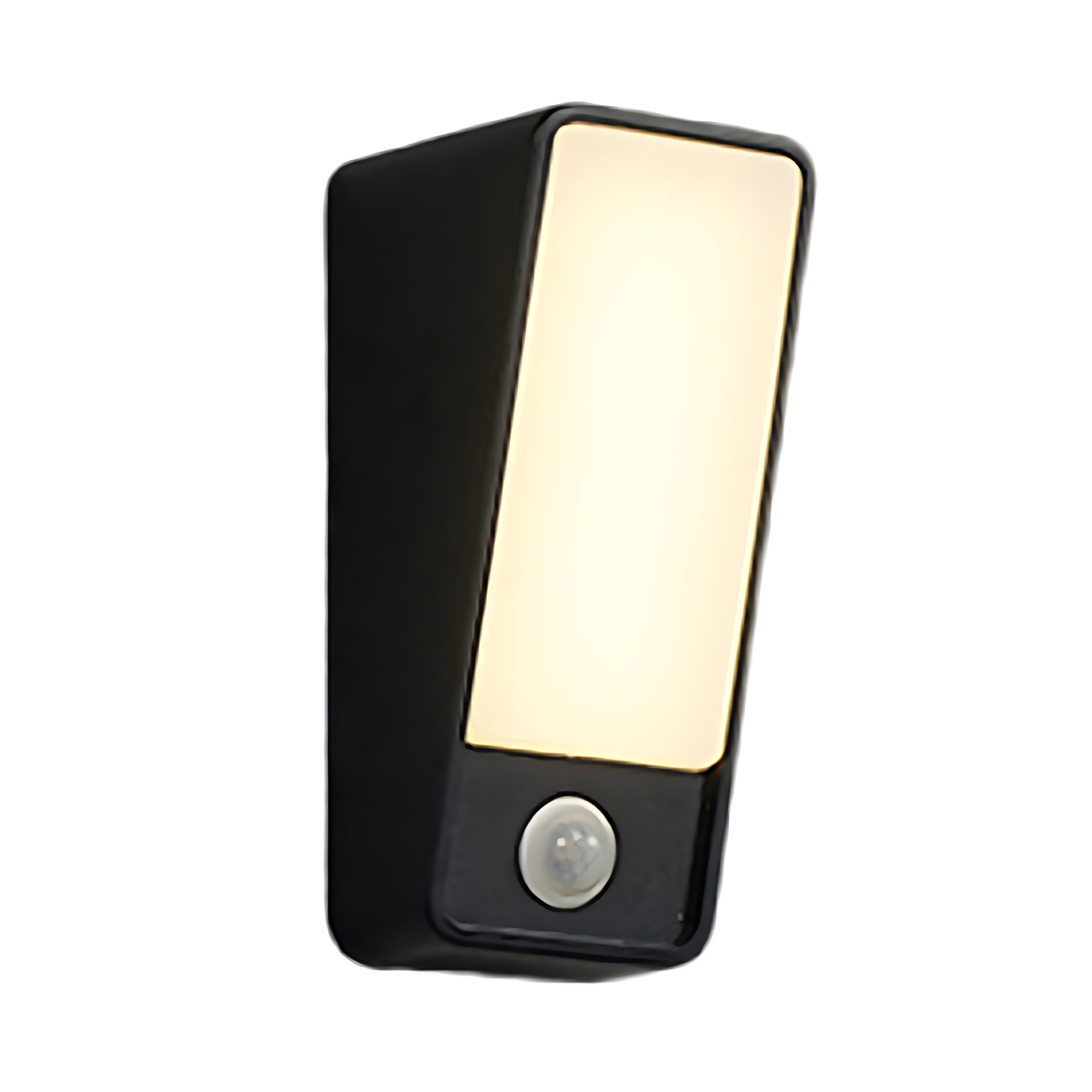 Square Minimalist Outdoor Wall Sconce — Die-Cast Aluminum & Acrylic, LED, IP65, Optional Motion Sensor, 3000K