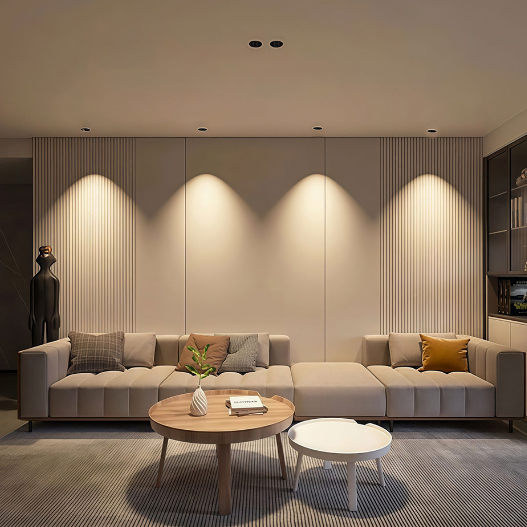 High CRI Deep Recessed Full-Spectrum Accent Spotlights for Home