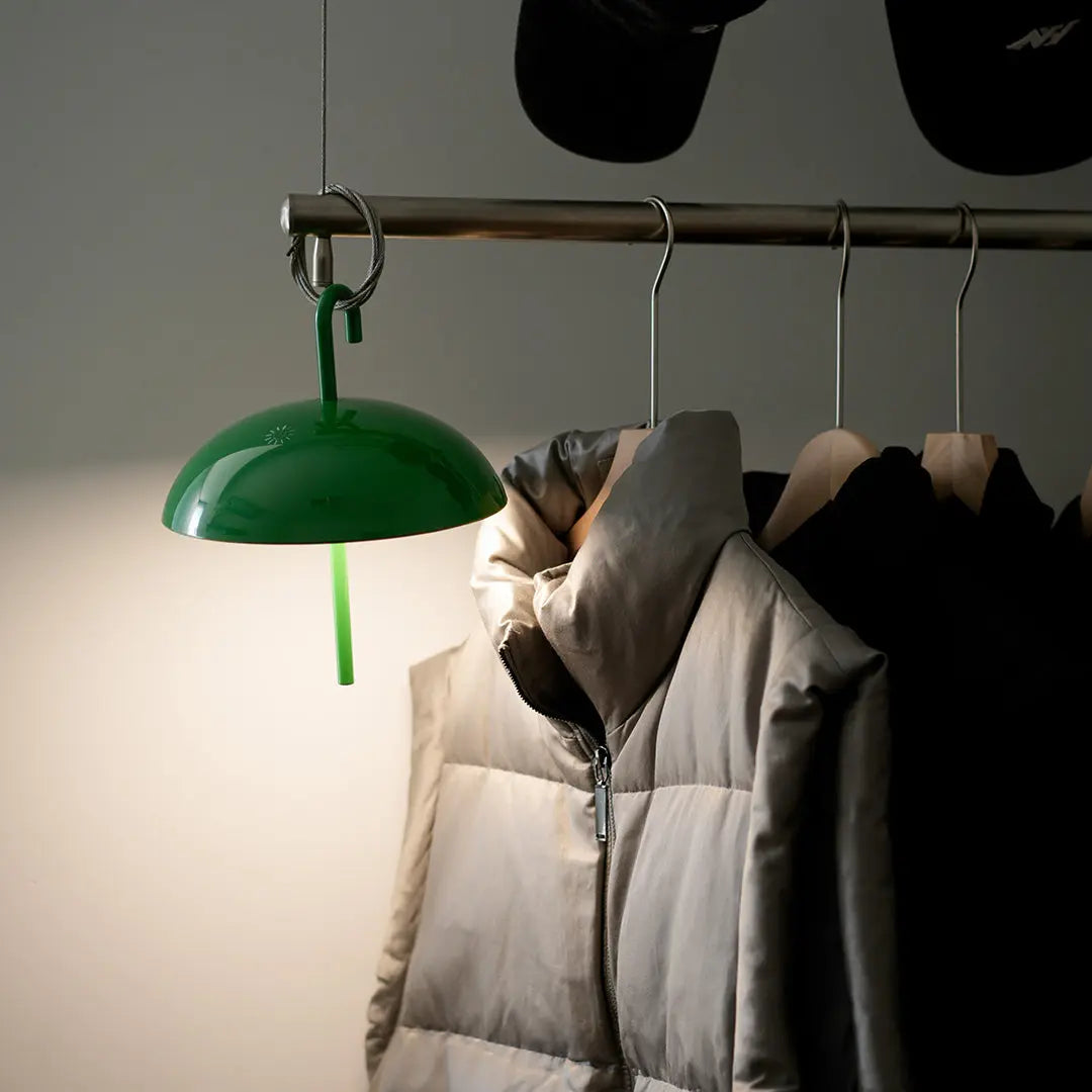 Portable USB Rechargeable Dimmable LED Touch Table Lamp with Umbrella Design Luxe