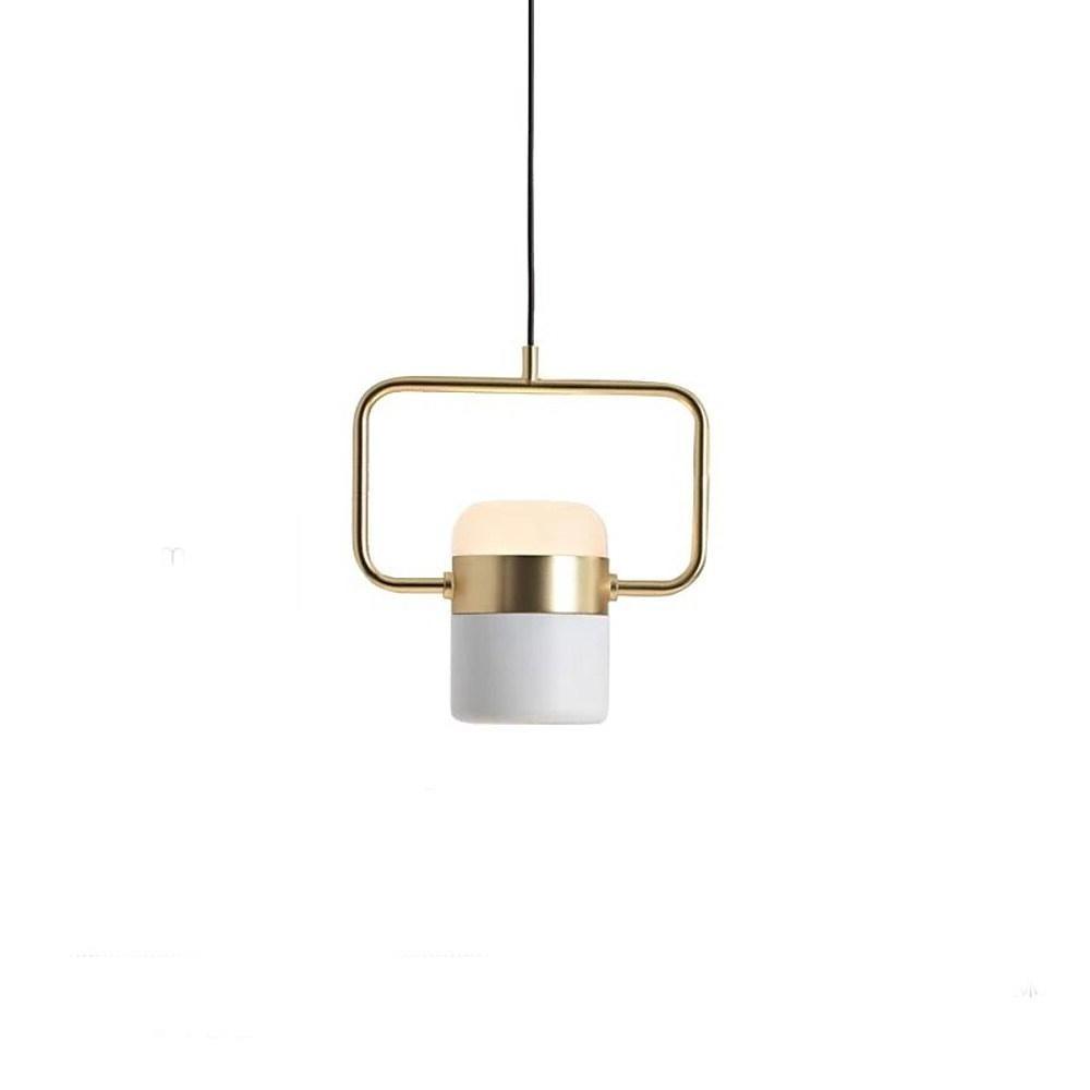 Microphone-Shape Mini Pendant Light — Metal, 10W LED, 3000K, 79" Adjustable Cord