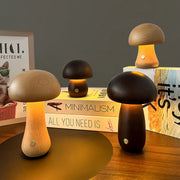 Simple LED Decorative Table Lamp - Mushroom Design for Nighttime Use Luxe